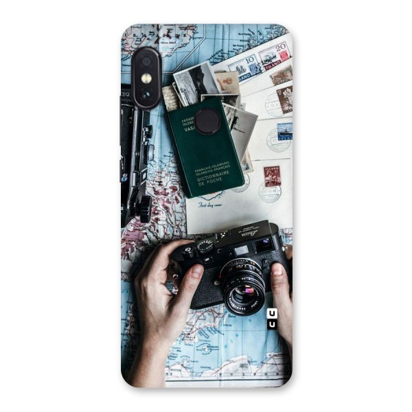 Camera and Postcards Back Case for Redmi Note 5 Pro