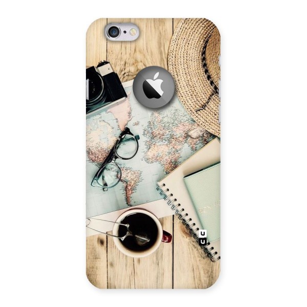 Camera Notebook Back Case for iPhone 6 Logo Cut