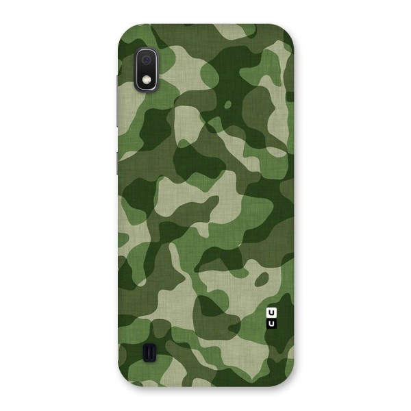 Camouflage Pattern Art Back Case for Galaxy A10
