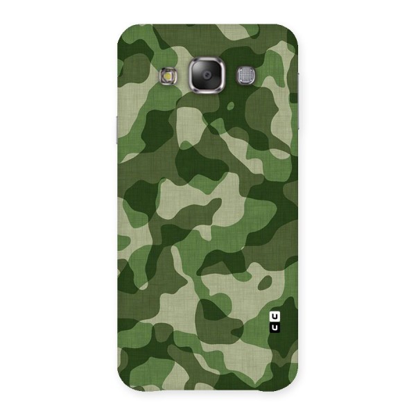 Camouflage Pattern Art Back Case for Galaxy E7