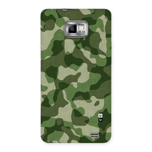 Camouflage Pattern Art Back Case for Galaxy S2