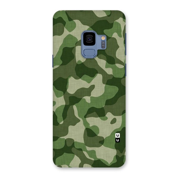 Camouflage Pattern Art Back Case for Galaxy S9