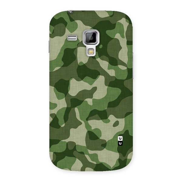 Camouflage Pattern Art Back Case for Galaxy S Duos