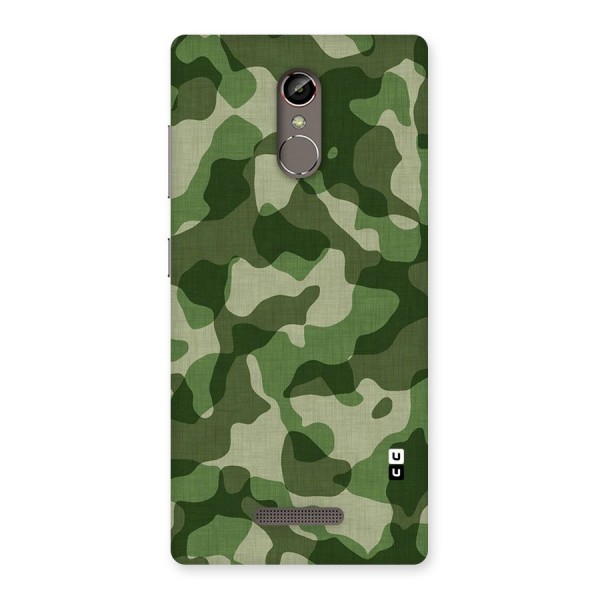 Camouflage Pattern Art Back Case for Gionee S6s