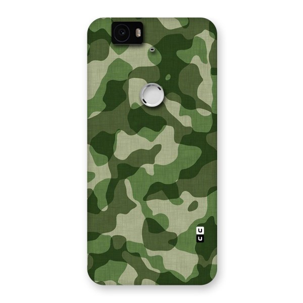 Camouflage Pattern Art Back Case for Google Nexus-6P