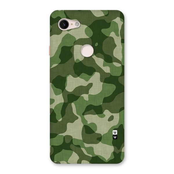 Camouflage Pattern Art Back Case for Google Pixel 3 XL