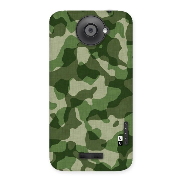 Camouflage Pattern Art Back Case for HTC One X