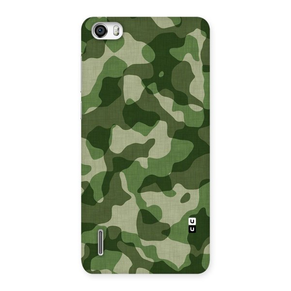 Camouflage Pattern Art Back Case for Honor 6