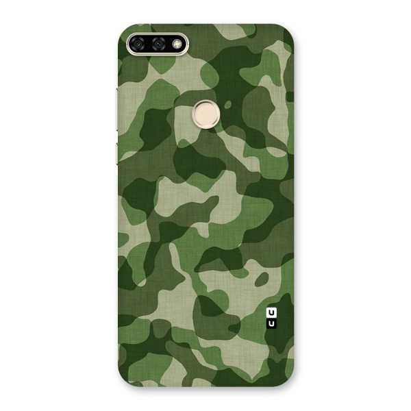Camouflage Pattern Art Back Case for Honor 7A
