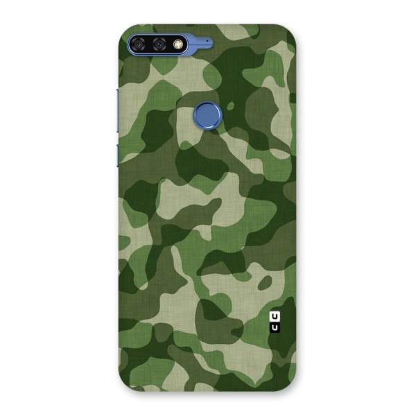 Camouflage Pattern Art Back Case for Honor 7C