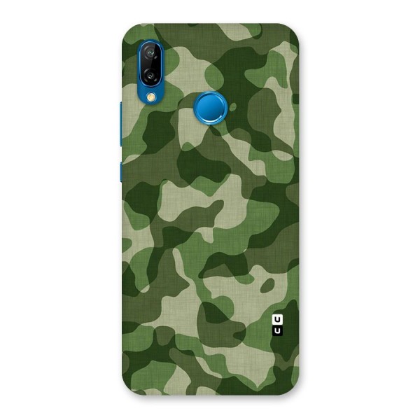 Camouflage Pattern Art Back Case for Huawei P20 Lite