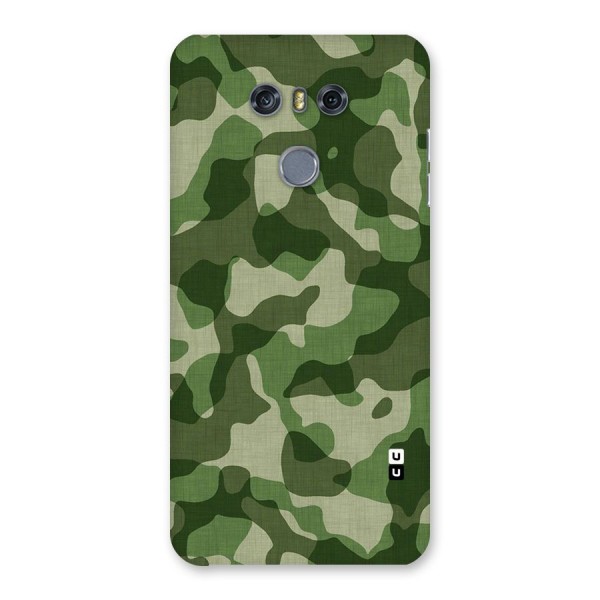Camouflage Pattern Art Back Case for LG G6