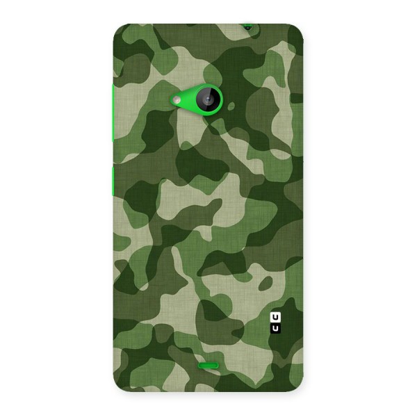 Camouflage Pattern Art Back Case for Lumia 535