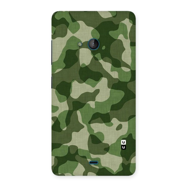 Camouflage Pattern Art Back Case for Lumia 540