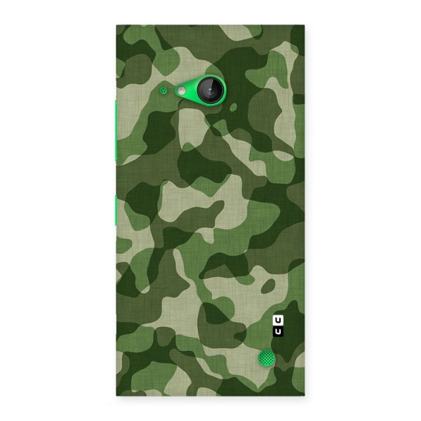 Camouflage Pattern Art Back Case for Lumia 730
