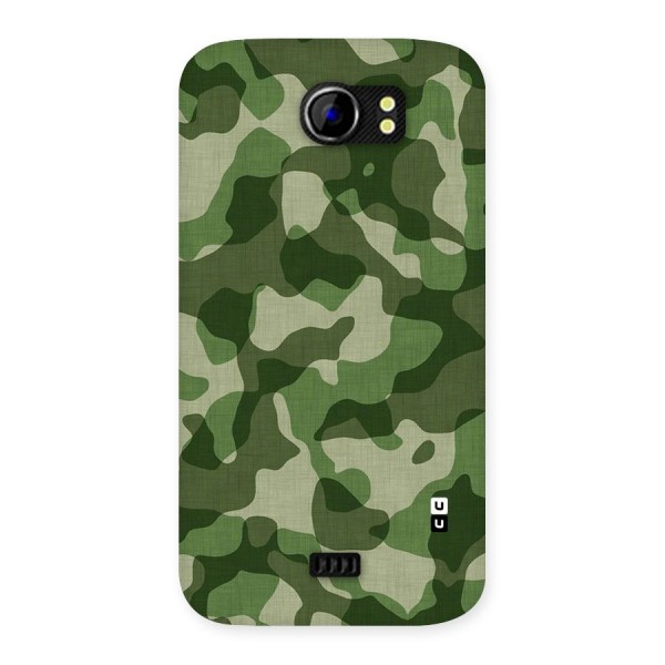Camouflage Pattern Art Back Case for Micromax Canvas 2 A110