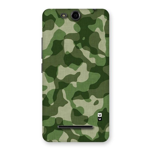 Camouflage Pattern Art Back Case for Micromax Canvas Juice 3 Q392