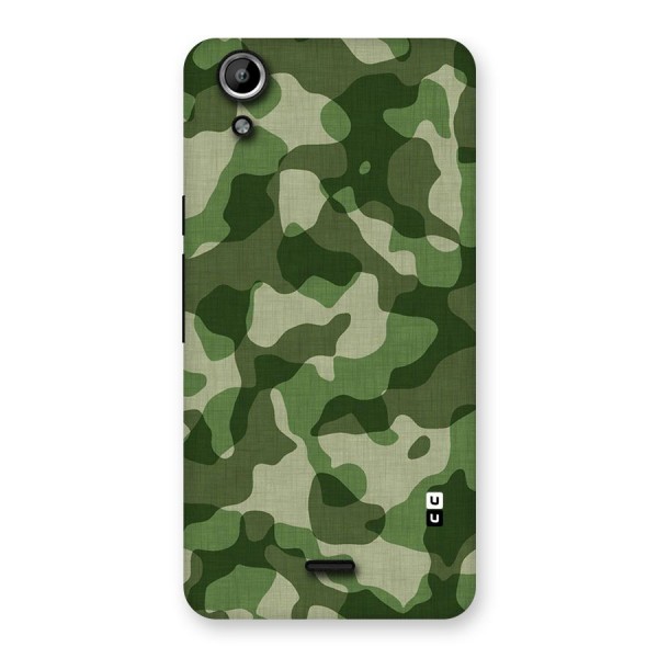 Camouflage Pattern Art Back Case for Micromax Canvas Selfie Lens Q345