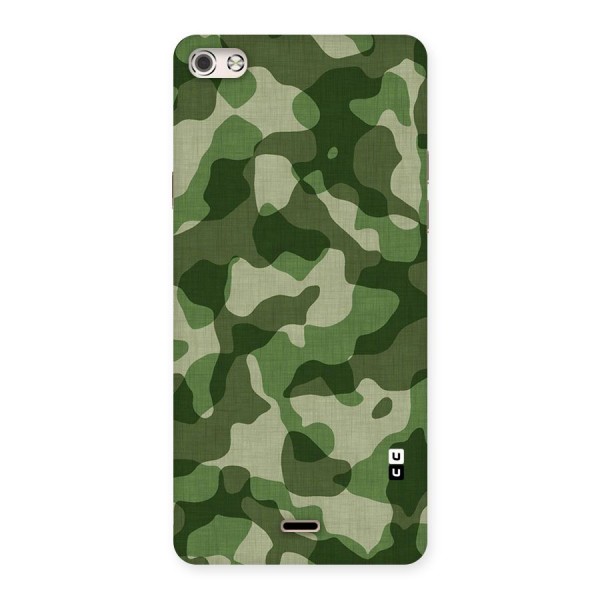 Camouflage Pattern Art Back Case for Micromax Canvas Silver 5