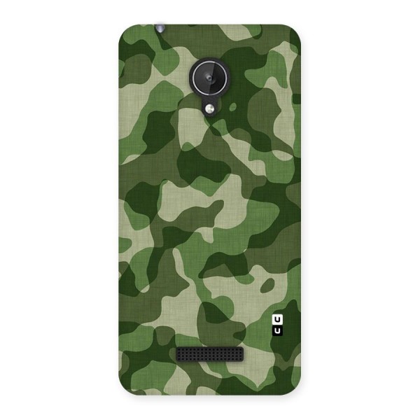 Camouflage Pattern Art Back Case for Micromax Canvas Spark Q380