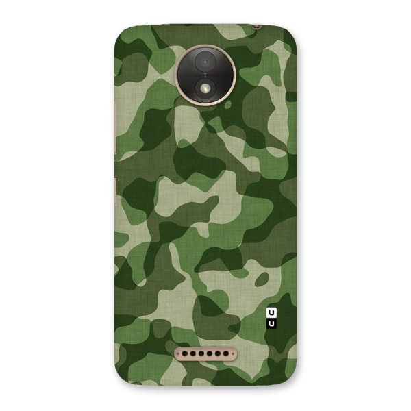 Camouflage Pattern Art Back Case for Moto C Plus