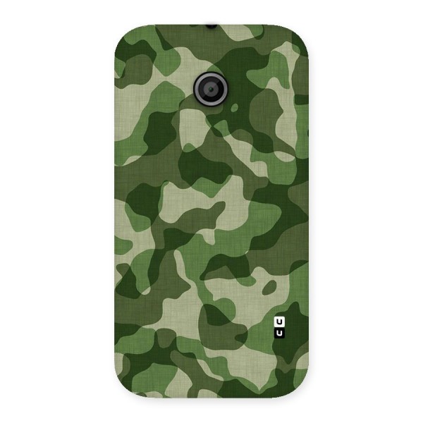 Camouflage Pattern Art Back Case for Moto E