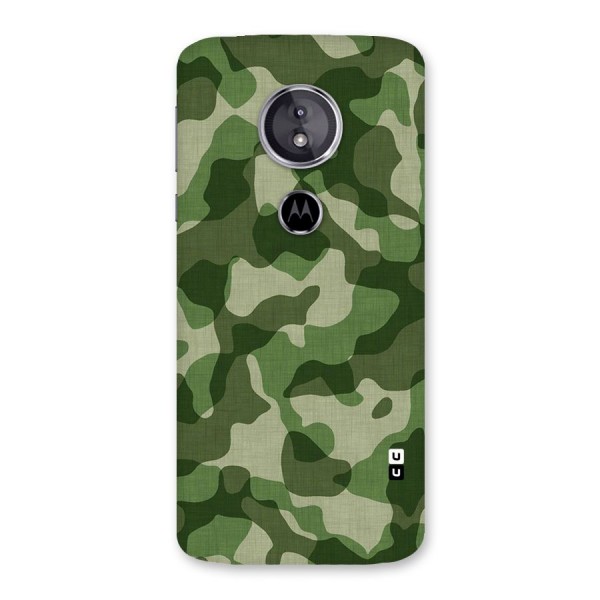 Camouflage Pattern Art Back Case for Moto E5