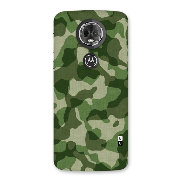 Camouflage Pattern Art Back Case for Moto E5 Plus