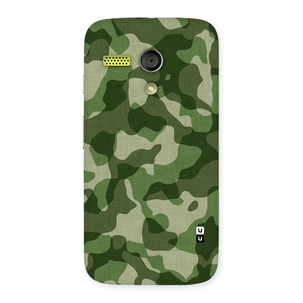 Camouflage Pattern Art Back Case for Moto G