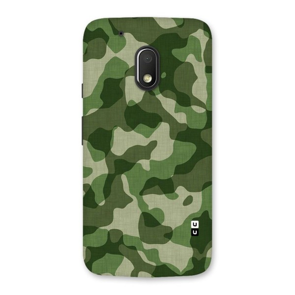 Camouflage Pattern Art Back Case for Moto G4 Play