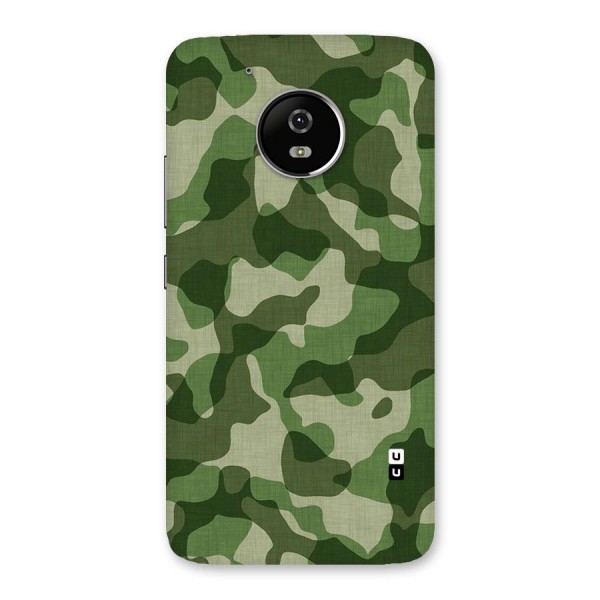 Camouflage Pattern Art Back Case for Moto G5