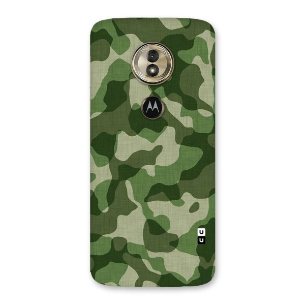 Camouflage Pattern Art Back Case for Moto G6 Play