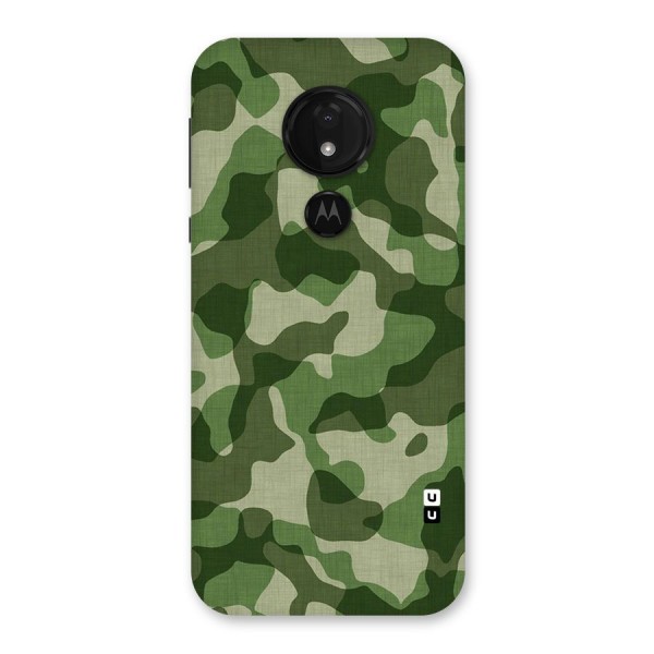 Camouflage Pattern Art Back Case for Moto G7 Power
