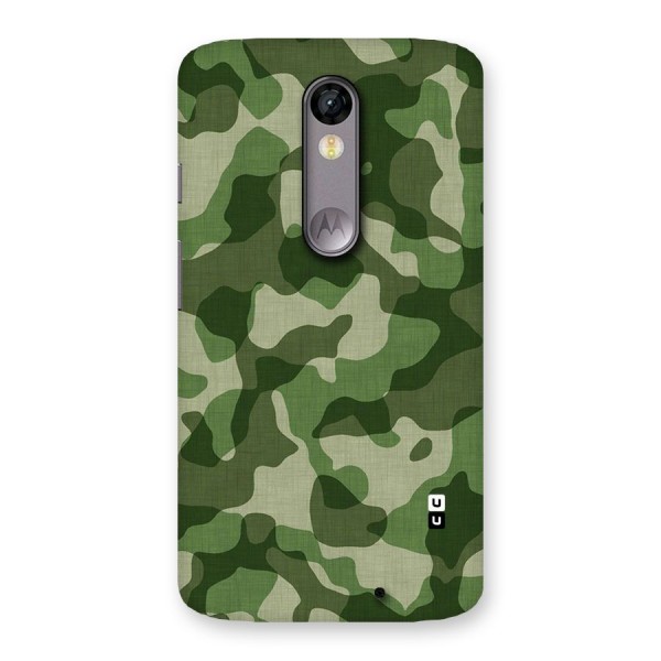 Camouflage Pattern Art Back Case for Moto X Force