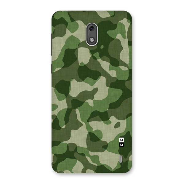 Camouflage Pattern Art Back Case for Nokia 2
