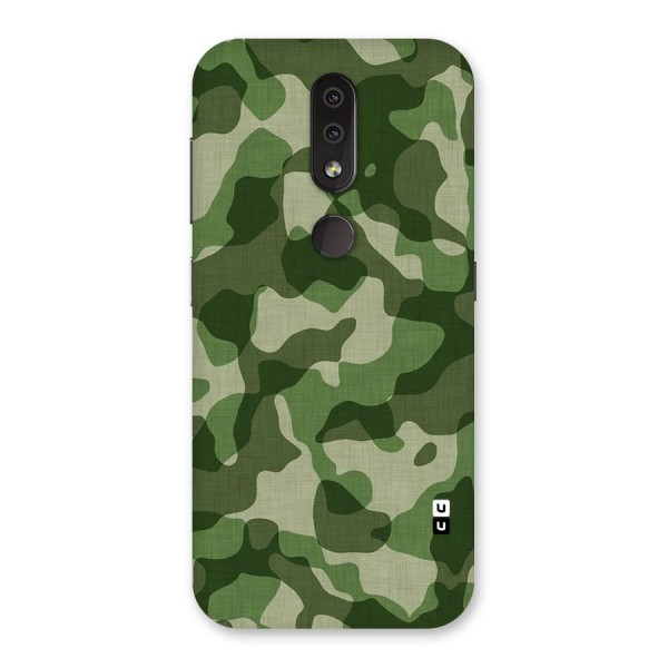 Camouflage Pattern Art Back Case for Nokia 4.2