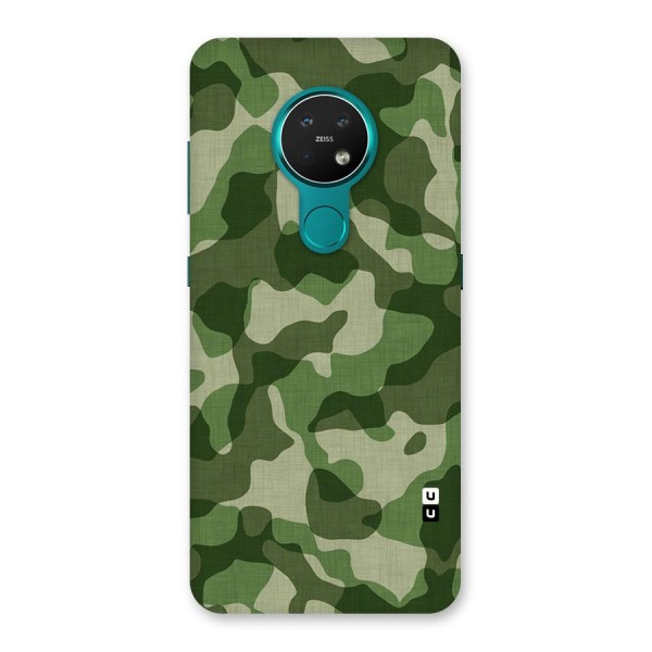 Camouflage Pattern Art Back Case for Nokia 7.2