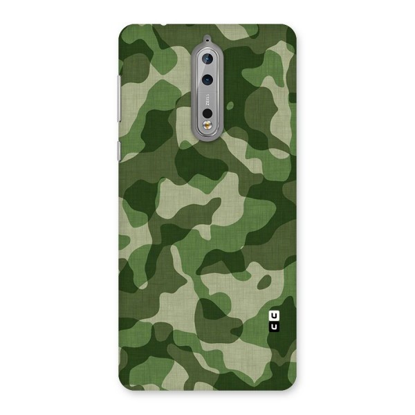 Camouflage Pattern Art Back Case for Nokia 8