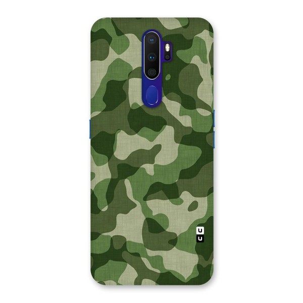 Camouflage Pattern Art Back Case for Oppo A9 (2020)
