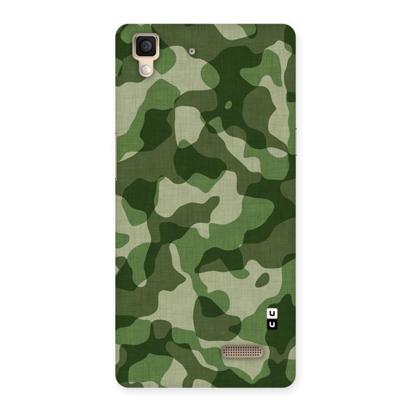 Camouflage Pattern Art Back Case for Oppo R7