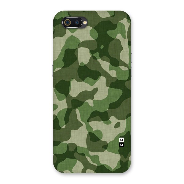 Camouflage Pattern Art Back Case for Realme C2