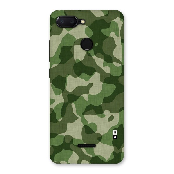 Camouflage Pattern Art Back Case for Redmi 6