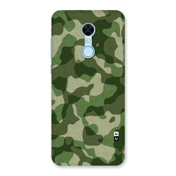 Camouflage Pattern Art Back Case for Redmi Note 5