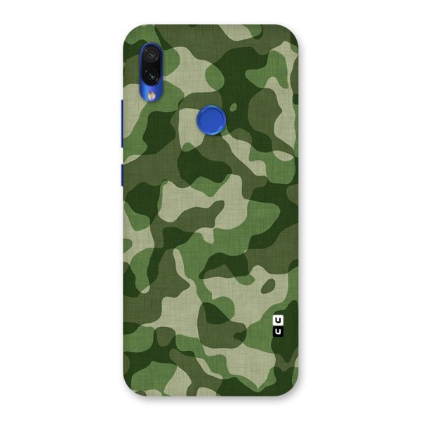 Camouflage Pattern Art Back Case for Redmi Note 7S