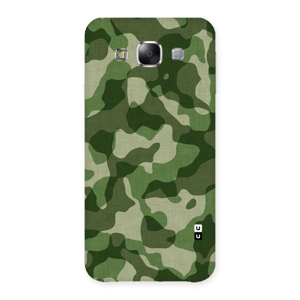 Camouflage Pattern Art Back Case for Samsung Galaxy E5