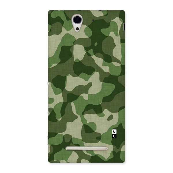 Camouflage Pattern Art Back Case for Sony Xperia C3