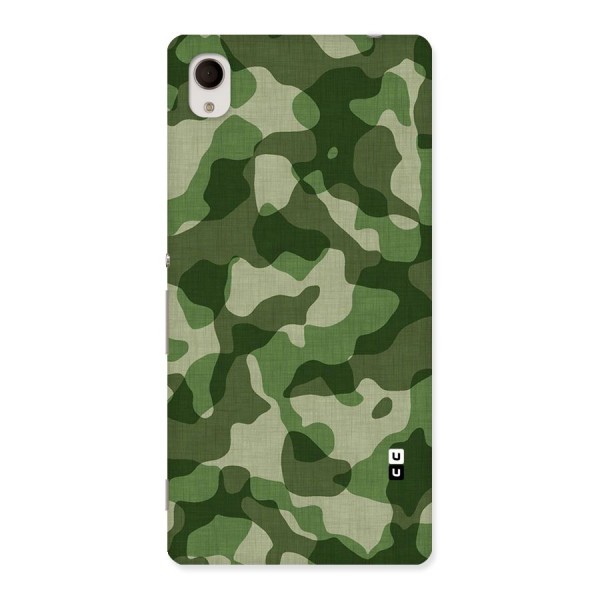 Camouflage Pattern Art Back Case for Sony Xperia M4