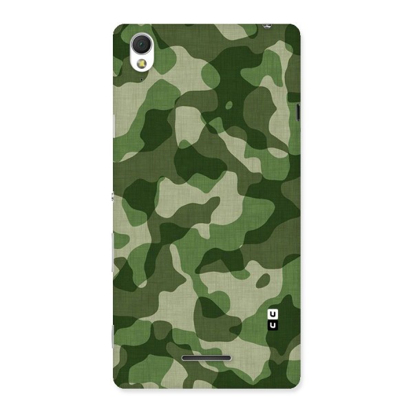 Camouflage Pattern Art Back Case for Sony Xperia T3