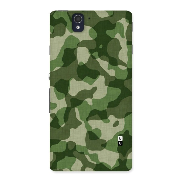 Camouflage Pattern Art Back Case for Sony Xperia Z