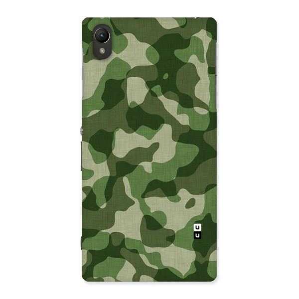Camouflage Pattern Art Back Case for Sony Xperia Z1